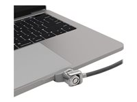 Compulocks Ledge Lock Adaptor for MacBook Pro 13" M1 & M2 with Keyed Cable Lock - adapter för säkerhetslåsurtag UNVMBPRLDG01KL