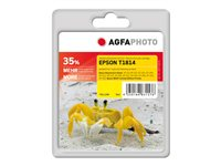 AgfaPhoto - gul - kompatibel - återanvänd - bläckpatron (alternativ för: Epson 18XL, Epson C13T18144010, Epson T1814) APET181YD