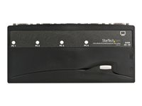 StarTech.com Svart PS/2 KVM-switch-paket med 4 portar och kablar - omkopplare för tangentbord/video/mus - 4 portar SV411K