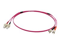 MicroConnect nätverkskabel - 0.5 m - erika-violett FIB1220005-4