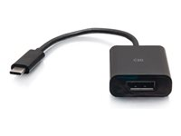 C2G USB-C to DisplayPort Adapter Converter - 4K 60Hz - Black - videokort - 24 pin USB-C till DisplayPort C2G26933