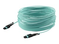 StarTech.com MTP Fiber Optic Cable - 30 ft / 10m - OM3 - 40Gb - Push / Pull Tab - Plenum - MPO / MTP Connector - Fiber Patch Cable (MPO12PL10M) - nätverkskabel - 10 m - havsblå MPO12PL10M