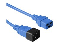 MicroConnect - strömkabel - IEC 60320 C20 till IEC 60320 C19 - 1.8 m PE2019B18