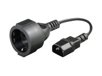 MicroConnect PowerCord - strömkabel - IEC 60320 C14 till power CEE 7/7 - 23 cm PE130075