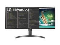 LG UltraWide 35WN75CP-B - LED-skärm - böjd - 35" - HDR 35WN75CP-B.AEU