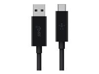 Belkin 3.1 USB-A to USB-C Cable - USB typ C-kabel - USB typ A till 24 pin USB-C - 91.4 cm F2CU029bt1M-BLK