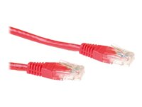 MicroConnect nätverkskabel - 1 m - röd B-UTP601R-B