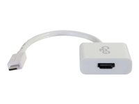 C2G USB 3.1 USB C to HDMI Audio/Video Adapter - USB Type C to HDMI White - extern videoadapter - vit 80516