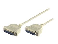 MicroConnect - parallell kabel - DB-25 till DB-25 - 3 m PRIGG3I