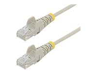 StarTech.com 2,5 m CAT6-kabel - Tunn - Ej hakfria RJ45-kontakter - Grå - patch-kabel - 2.5 m - grå N6PAT250CMGRS