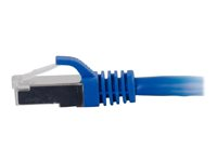 C2G Cat6a Booted Shielded (STP) Network Patch Cable - patch-kabel - 30 m - blå 89930