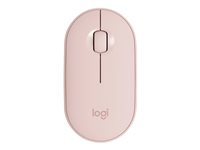 Logitech Pebble M350 - mus - Bluetooth, 2.4 GHz - rosa 910-005717