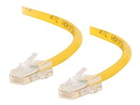 C2G Cat5e Non-Booted Unshielded (UTP) Network Crossover Patch Cable - övergångskabel - 3 m - gul 83352