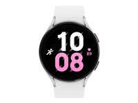 Samsung Galaxy Watch5 - silver - smart klocka med sportband - vit - 16 GB SM-R915FZSADBT