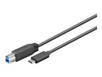 MicroConnect - USB typ C-kabel - 24 pin USB-C till USB Type B - 1.8 m USB3.1CB2