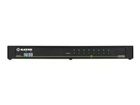 Black Box SECURE NIAP - Single-Head - omkopplare för tangentbord/video/mus/ljud - 8 portar - TAA-kompatibel SS8P-SH-DVI-U