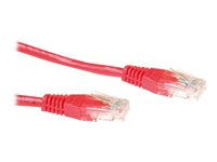 MicroConnect nätverkskabel - 5 m - röd B-UTP605R-B