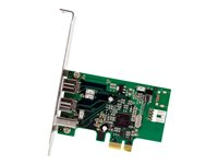 StarTech.com 2b 1a 1394 PCI Express FireWire-kortadapter med 3 portar - FireWire-adapter - PCIe - 2 portar PEX1394B3