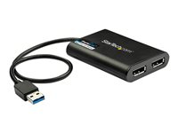 StarTech.com USB 3.0 till Dual DisplayPort-adapter - 4K 60 Hz - DisplayPort-adapter - USB typ A till DisplayPort - 30 cm USB32DP24K60