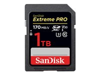 SanDisk Extreme Pro - flash-minneskort - 1 TB - SDXC UHS-I SDSDXXY-1T00-GN4IN