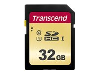 Transcend 500S - flash-minneskort - 32 GB - SDHC UHS-I TS32GSDC500S
