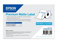 Epson Premium - matrisskurna etiketter - slät matt - 800 etikett (er) - A4 C33S045738