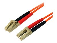 StarTech.com 10m Fiber Optic Cable - Multimode Duplex 50/125 - LSZH - LC/LC - OM2 - LC to LC Fiber Patch Cable - patch-kabel - 10 m - orange 50FIBLCLC10