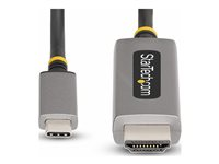StarTech.com 10ft (3m) USB-C to HDMI Adapter Cable, 8K 60Hz, 4K 144Hz, HDR10, USB Type-C to HDMI 2.1 Video Converter Cable, USB-C DP Alt Mode/USB4/Thunderbolt 3/4 Compatible - USB-C Laptop to HDMI Monitor (136B-USBC-HDMI213M) - adapterkabel - 3 m 136B-USBC-HDMI213M