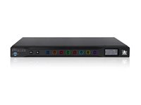 AdderView Secure AVS-4128 - omkopplare för tangentbord/video/mus/ljud - 8 portar - TAA-kompatibel AVS-4128