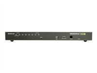 IOGEAR MiniView GCS1808 8-Port VGA Combo KVM Switch - omkopplare för tangentbord/video/mus/USB - 8 portar - rackmonterbar - TAA-kompatibel GCS1808