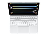 Apple Magic Keyboard - tangentbord och foliefodral - med pekdyna - QWERTZ - schweizisk - vit Inmatningsenhet MWR43SM/A