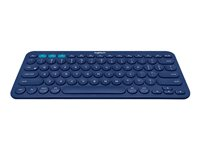Logitech K380 Multi-Device Bluetooth Keyboard - tangentbord - brittisk - blå Inmatningsenhet 920-007581