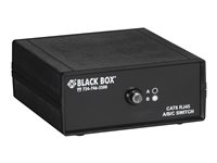 Black Box 2-to-1 CAT6 10-GbE Manual Switch (ABC) - switch - 2 portar SW1030A