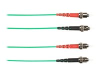 Black Box patch-kabel - 1 m - grön FOCMR62-001M-STST-GN