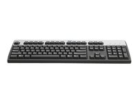 HP Standard - tangentbord - brittisk - jacksvart Inmatningsenhet 674313-031
