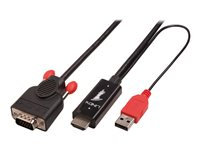 Lindy videokabel - HDMI / VGA / USB - 3 m 41455