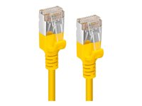 MicroConnect nätverkskabel - 1 m - gul V-FTP6A01Y-SLIM