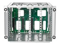 HPE 8SFF x1 U.3 BC Mid Tray Basic Drive Cage Kit - hållare för lagringsenheter P39600-B21