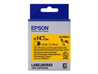 Epson LabelWorks LK-6YBA14 - rör - 1 rulle (rullar) - Rulle (1,4 cm x 2,5 m) C53S656905
