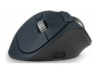 Kensington Pro Fit Ergo TB550 Trackball - vertikal mus - 2.4 GHz, Bluetooth - blågrå, svart K72196WW