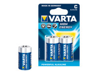 Varta High Energy batteri - 2 x C - alkaliskt 04914 121 412
