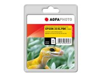 AgfaPhoto - foto-svart - kompatibel - återanvänd - bläckpatron APET336PBD