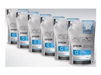Epson T7412 - 6-pack - cyan - original - påfyllnadsbläck C13T741200