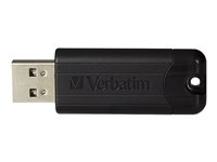 Verbatim PinStripe USB Drive - USB flash-enhet - 128 GB 49319