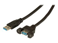 MicroConnect - USB-förlängningskabel - USB typ A till USB typ A - 1 m USB3.0AAF1PANEL