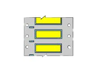 Brady PermaSleeve Wire Marking B-342 - fodral - matt - 500 stk - 8.5 x 50.8 mm PS-187-2-YL-S