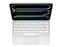 Apple Magic Keyboard - tangentbord och foliefodral - med pekdyna - QWERTY - brittisk - vit Inmatningsenhet MWR03B/A