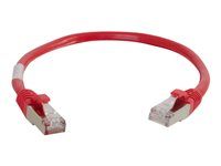 C2G Cat5e Booted Shielded (STP) Network Patch Cable - patch-kabel - 1 m - röd 83790