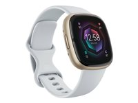 Fitbit Sense 2 - mjukt guldaluminium - smart klocka med band - blue mist FB521GLBM