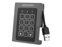 Apricorn Aegis Padlock SSD ASSD-3PL256-120F - SSD - 120 GB - USB 3.0 ASSD-3PL256-120F